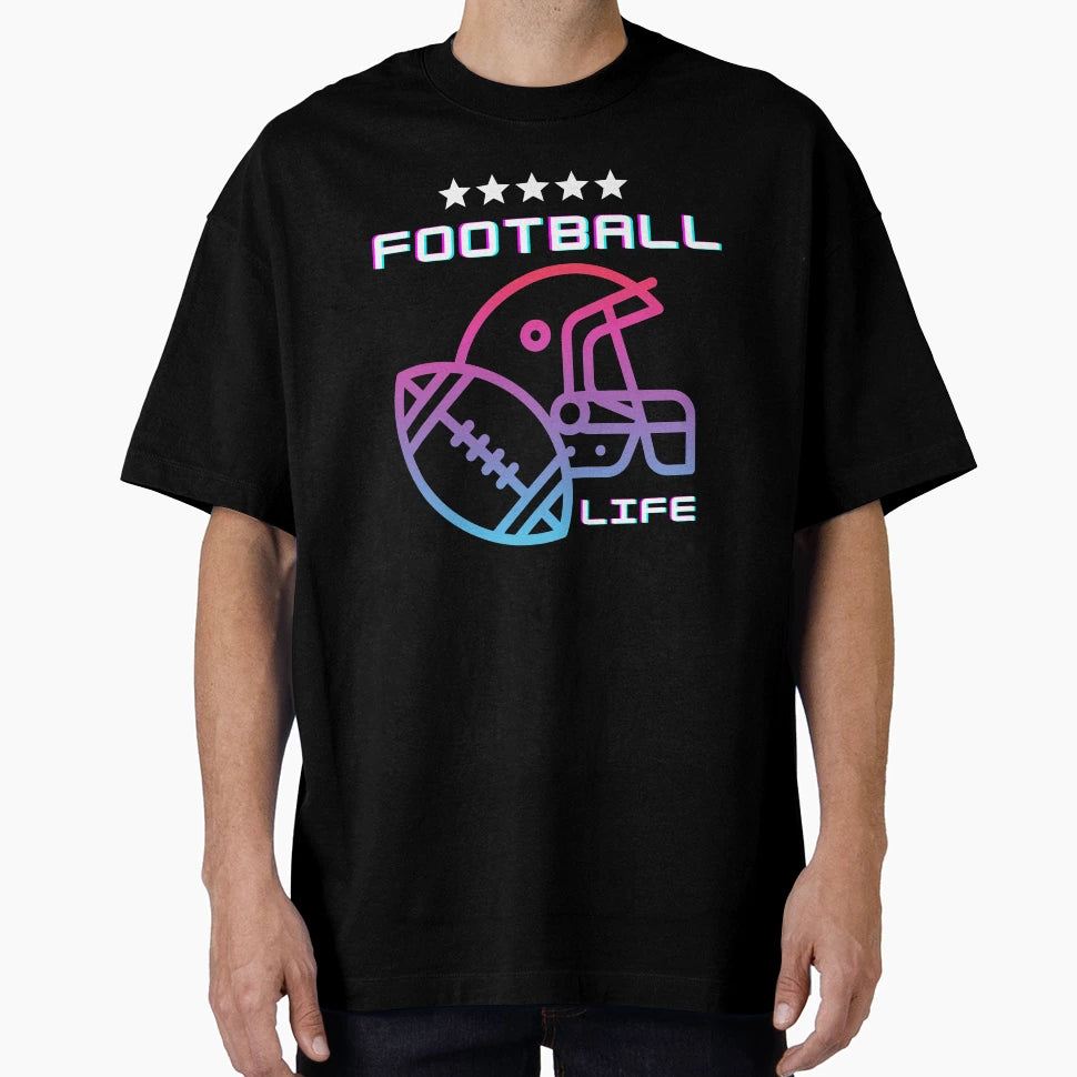 Football Life T-Shirt - Unique Graphic Unisex - T-Shirt, Sweatshirt, Hoodie