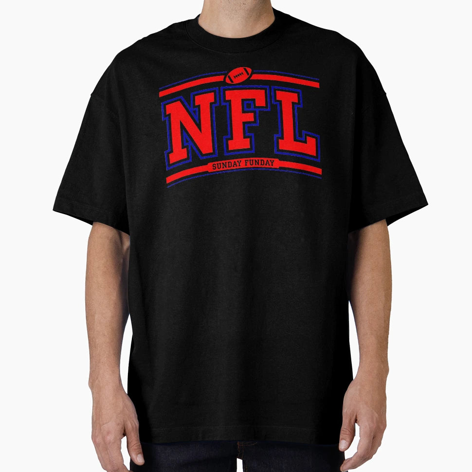 Sunday Funday Footbal Fan T-Shirt - Fun Novelty Design Unisex - T-Shirt, Sweatshirt, Hoodie