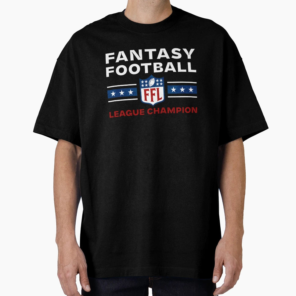 Fantasy Football League Champion T-Shirt - Novelty Apparel for Adults - T-Shirt, Sweatshirt, Hoodie