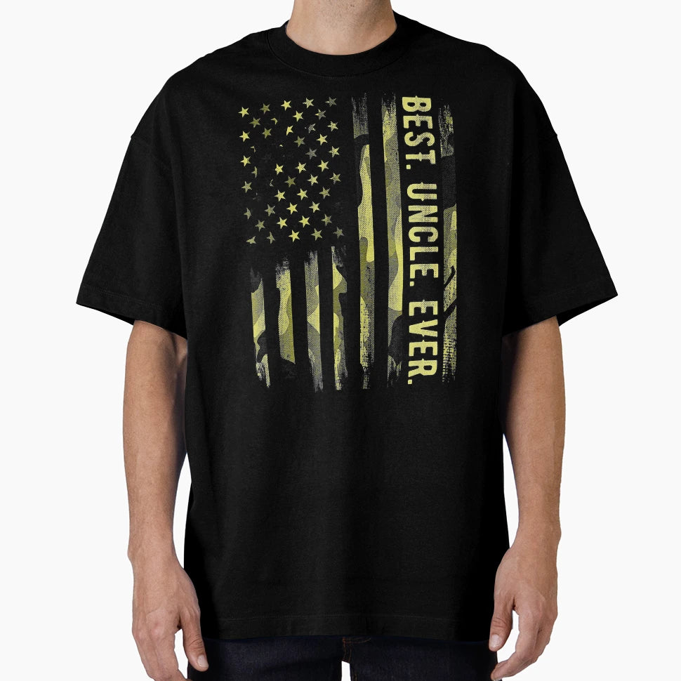 Mens Best Uncle Ever Veteran Uncle T-Shirt - Minimalist Print for Adults - T-Shirt, Sweatshirt, Hoodie