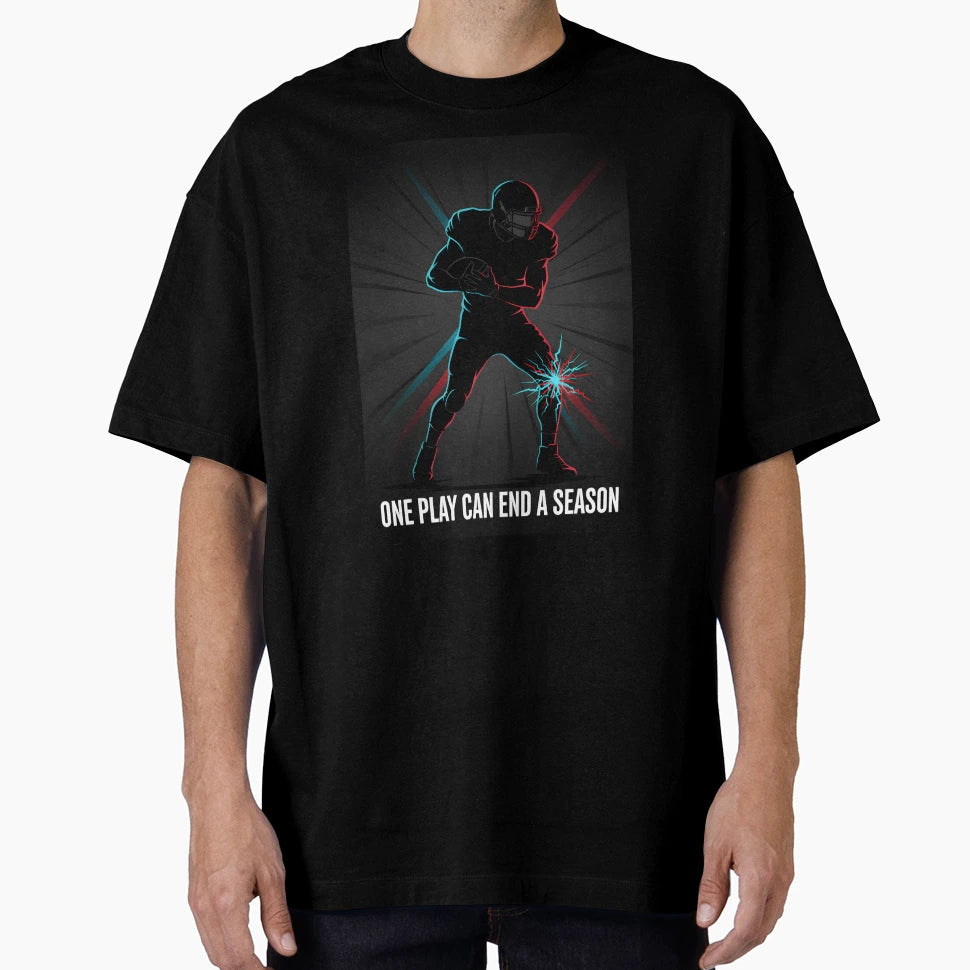 PM One Play Can End Season Chiefs T-Shirt - Trendy Graphic Men Women - T-Shirt, Sweatshirt, Hoodie