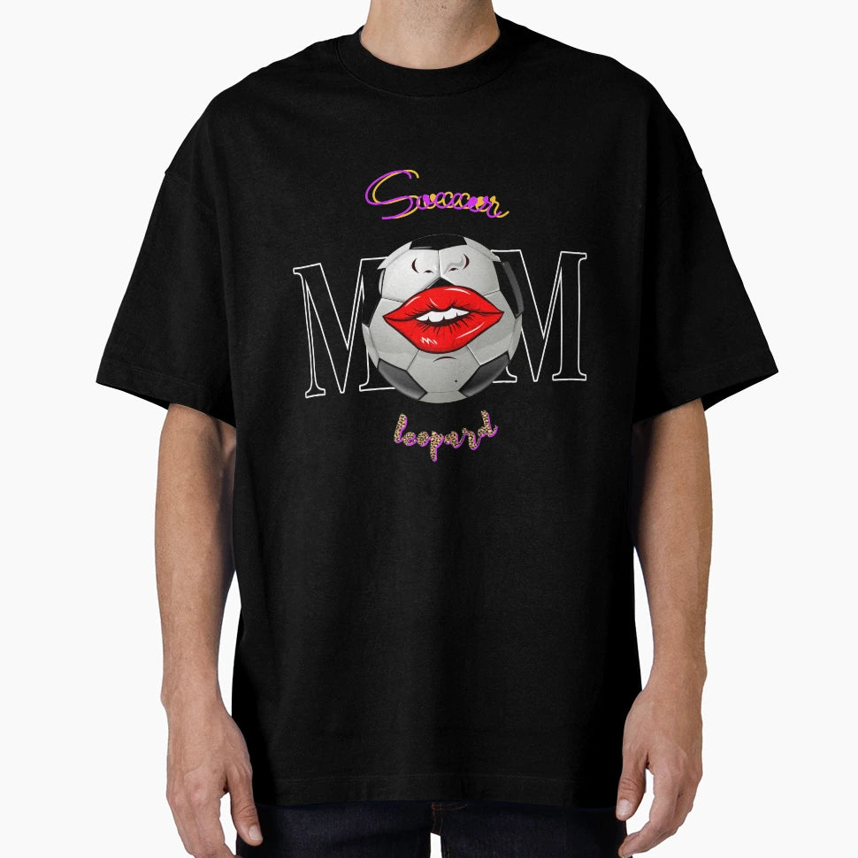 Soccer Mom Leopard T-Shirt - Casual Everyday Wear Unisex - T-Shirt, Sweatshirt, Hoodie
