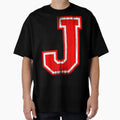 Big Red Letter J T-Shirt - Streetwear Style Men Women - T-Shirt, Sweatshirt, Hoodie
