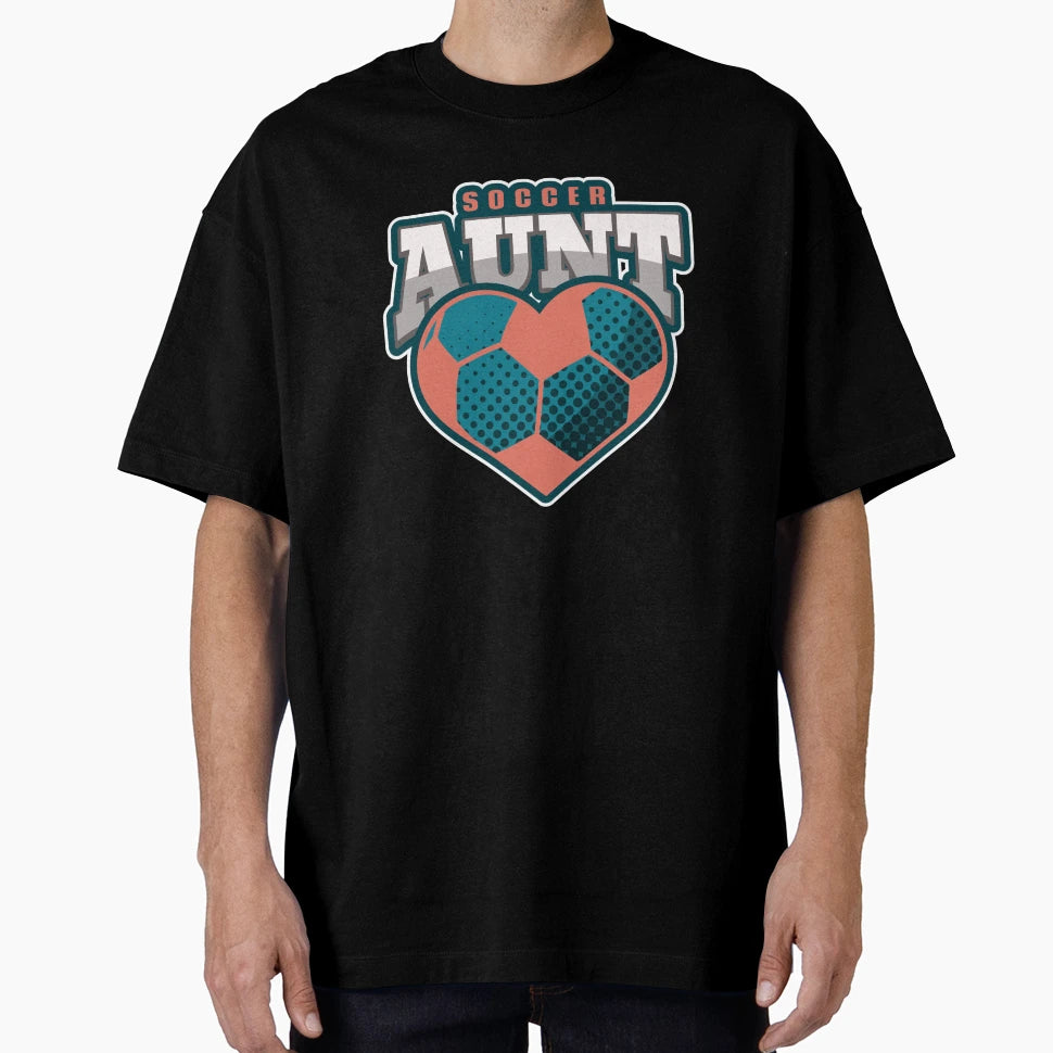 Soccer Aunt T-Shirt - Aesthetic Graphic Men Women - T-Shirt, Sweatshirt, Hoodie