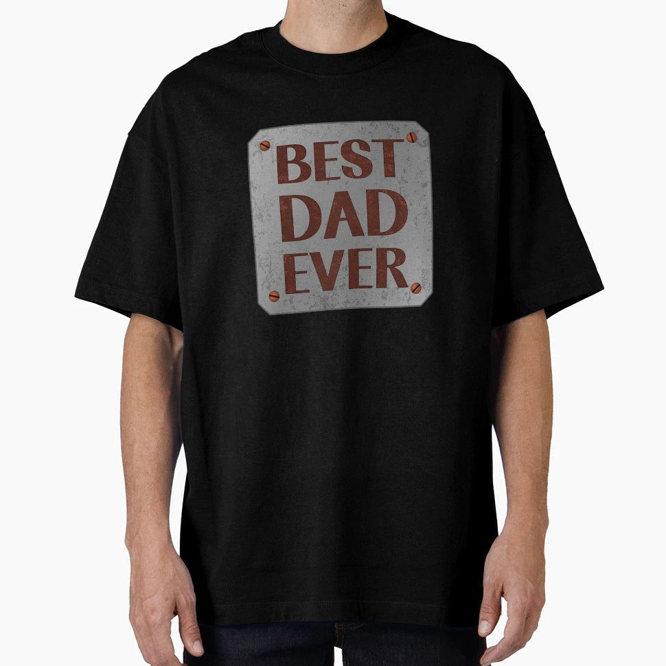 Best Dad Ever Fathers Day Gift Grunge T-Shirt - Unique Graphic for Adults - T-Shirt, Sweatshirt, Hoodie