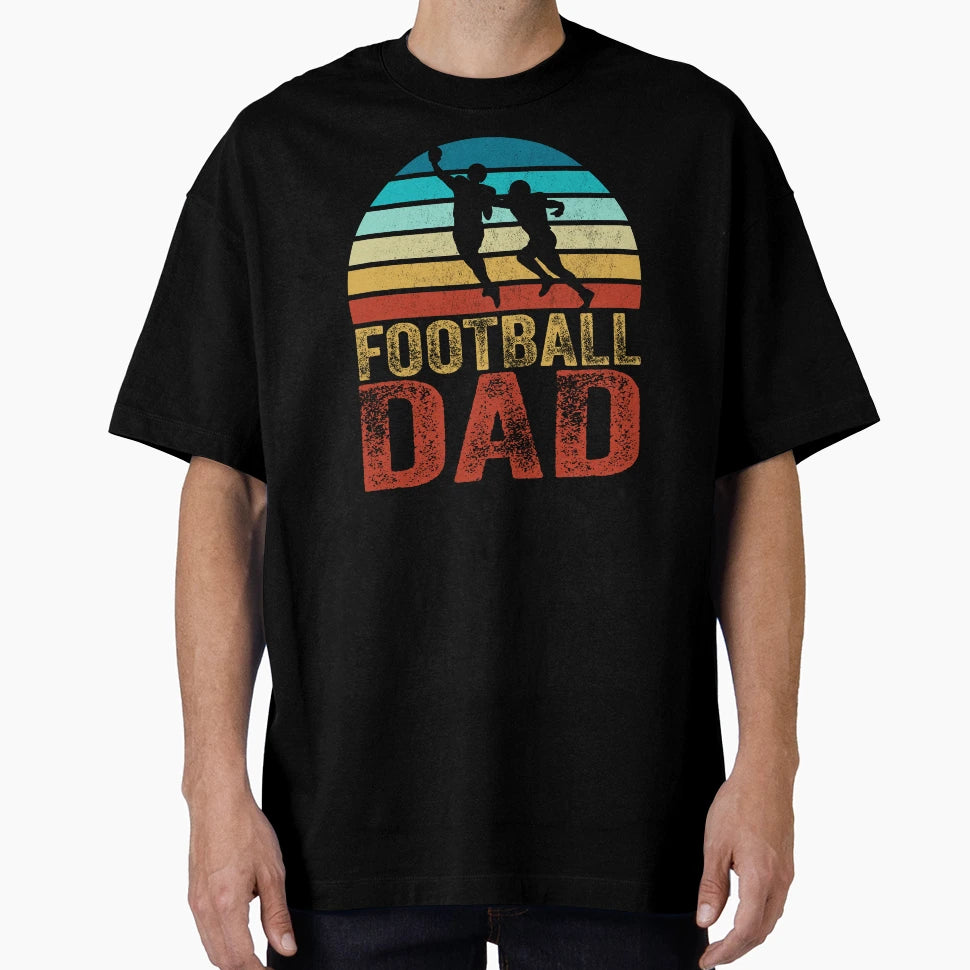 Football Dad T-Shirt - Minimalist Print Men Women - T-Shirt, Sweatshirt, Hoodie