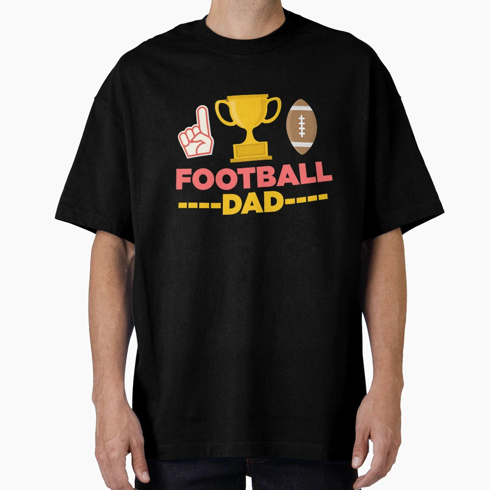 Football Dad Rugby T-Shirt - Trendy Graphic Men Women - T-Shirt, Sweatshirt, Hoodie