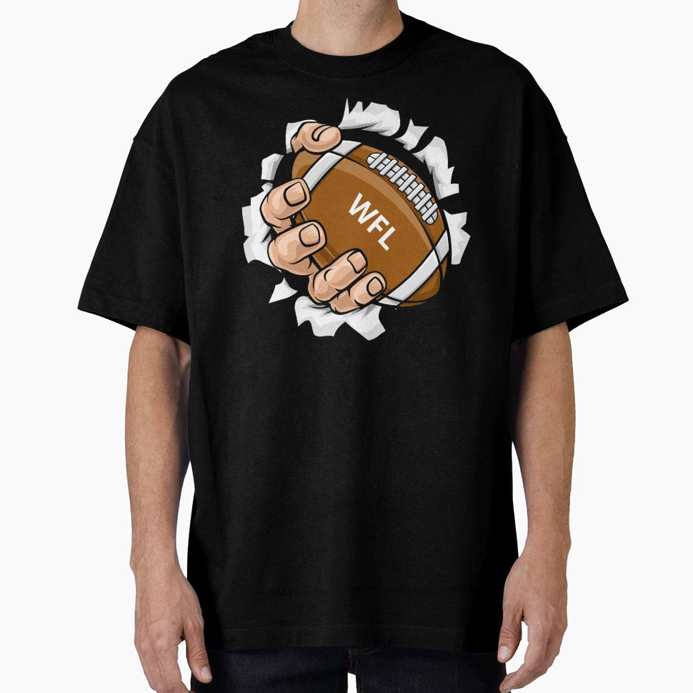Wfl Football T-Shirt - Fun Novelty Design for Adults - T-Shirt, Sweatshirt, Hoodie