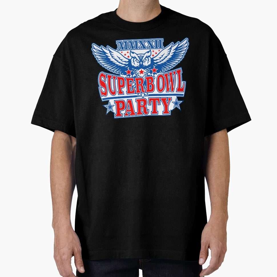 Superb Owl Party T-Shirt - Minimalist Print Unisex - T-Shirt, Sweatshirt, Hoodie