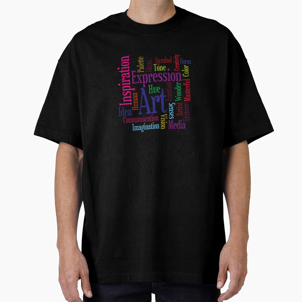 Art and Creativity Artist's Word Cloud by - Adult & Kids T-Shirts, Sweatshirts & Hoodies apparel design preview 1