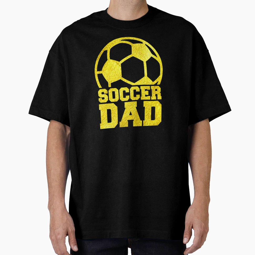 Football Or Soccer Dad T-Shirt - Minimalist Print Men Women - T-Shirt, Sweatshirt, Hoodie