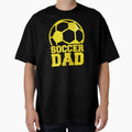Football Or Soccer Dad T-Shirt - Minimalist Print Men Women - T-Shirt, Sweatshirt, Hoodie