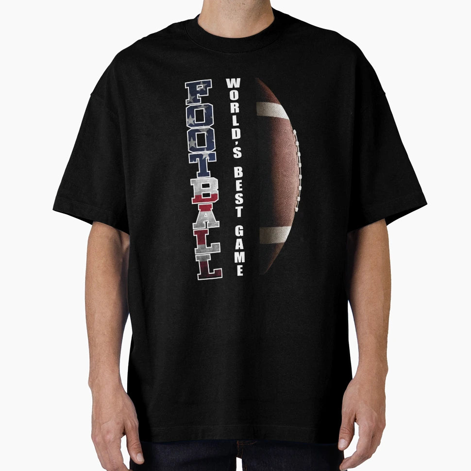 Football Worlds Best Game T-Shirt - Custom Art Print Men Women - T-Shirt, Sweatshirt, Hoodie