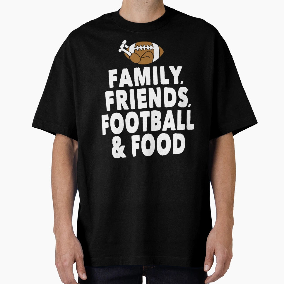 Thanksgiving Football Family Friends T-Shirt - Unique Graphic Unisex - T-Shirt, Sweatshirt, Hoodie