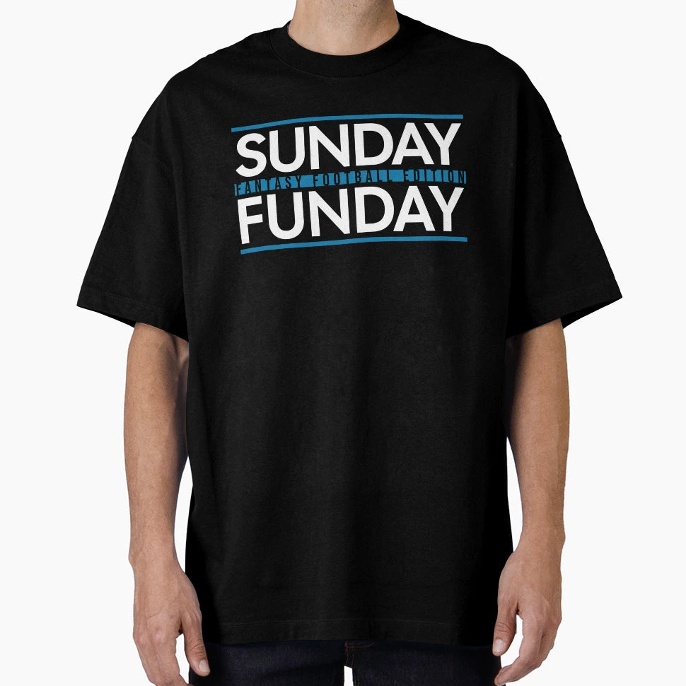 Fantasy Football Sunday Funday T-Shirt - Minimalist Print Unisex - T-Shirt, Sweatshirt, Hoodie