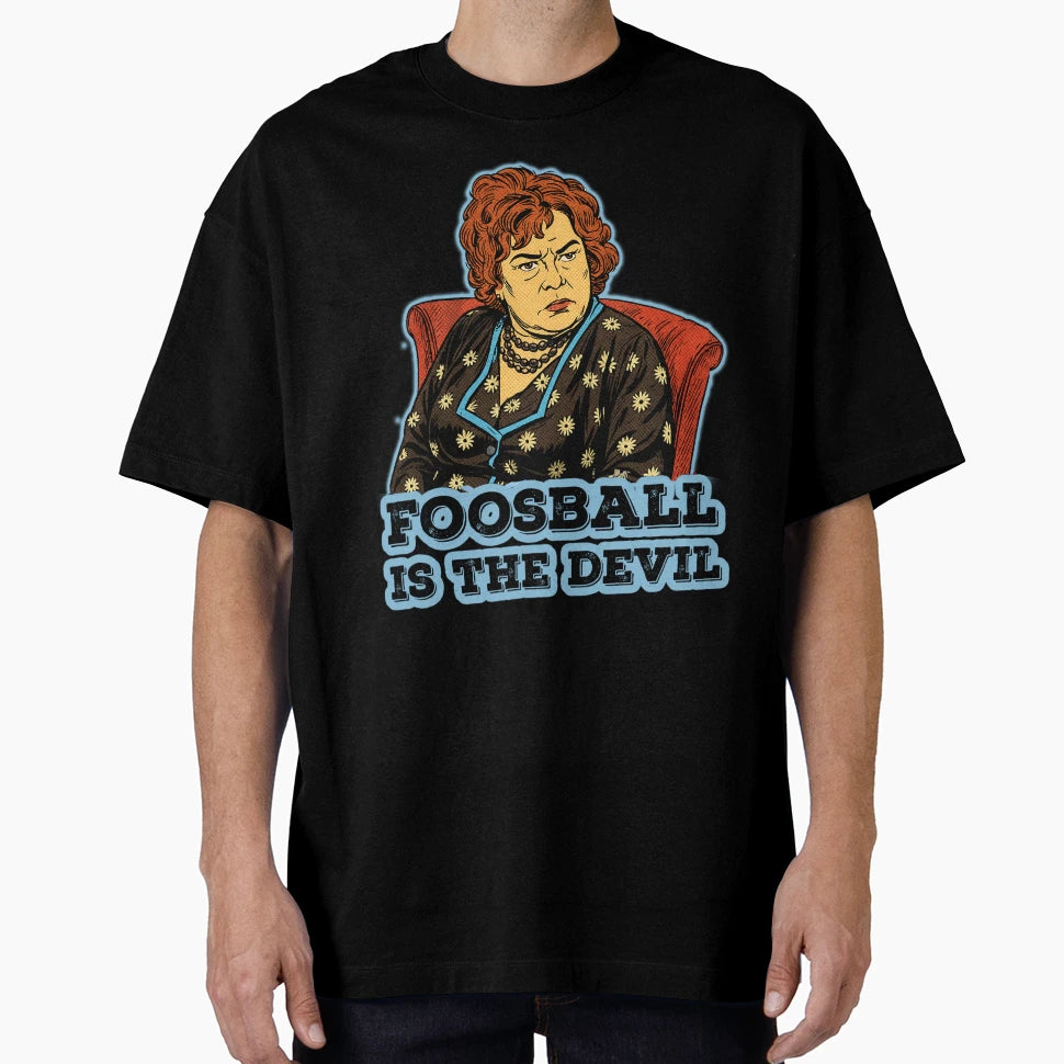 Foosball Is Devil T-Shirt - Unique Graphic Unisex - T-Shirt, Sweatshirt, Hoodie