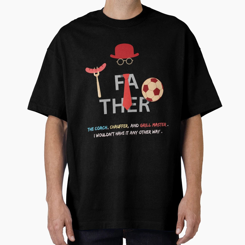 Father Coach T-Shirt - Custom Art Print Unisex - T-Shirt, Sweatshirt, Hoodie