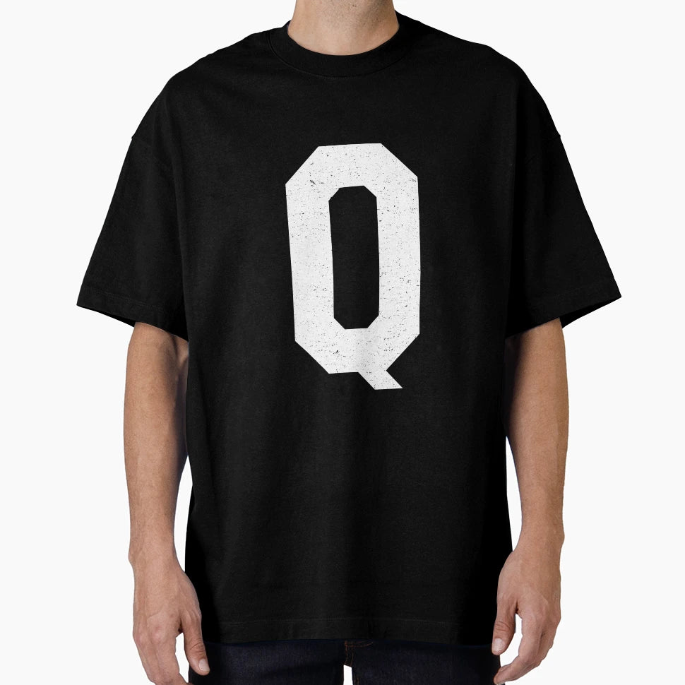 Q Letter Monogram Initial Spelling T-Shirt - Trendy Graphic Unisex - T-Shirt, Sweatshirt, Hoodie