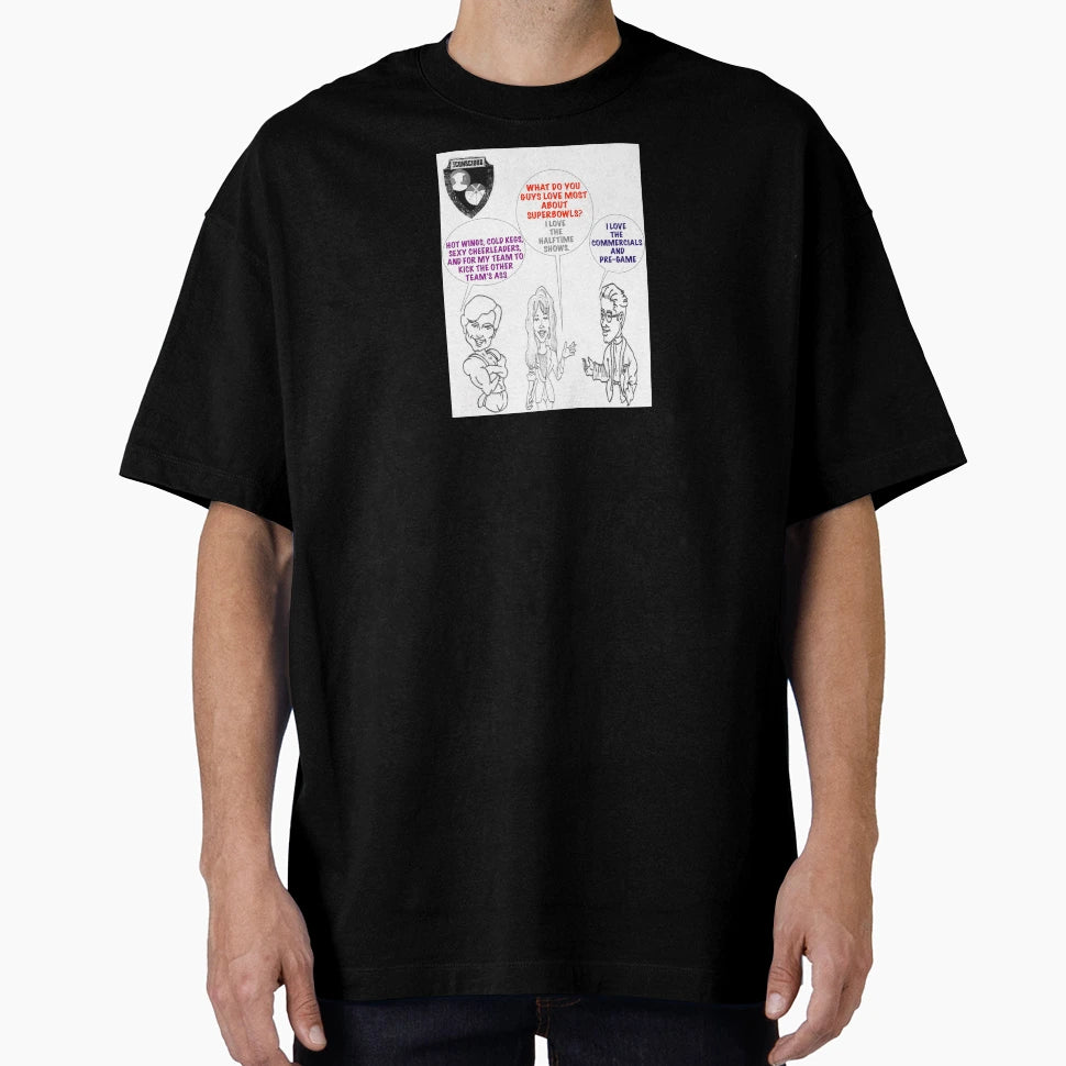 Guys Love Superbowls T-Shirt - Novelty Apparel for Adults - T-Shirt, Sweatshirt, Hoodie