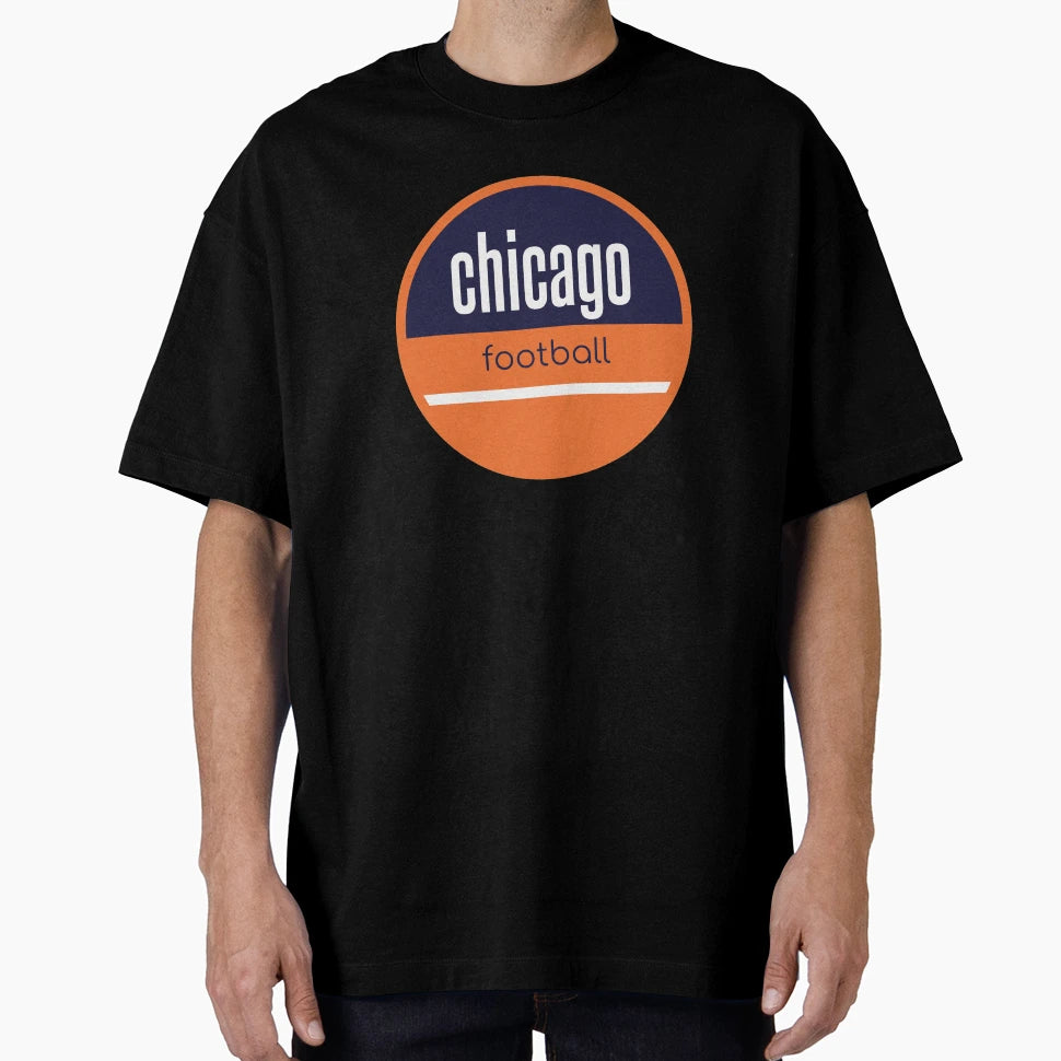 Chicago Football T-Shirt - Minimalist Print Men Women - T-Shirt, Sweatshirt, Hoodie