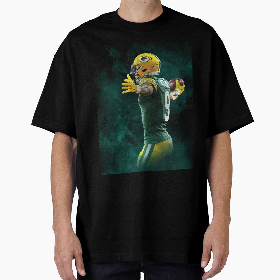 Christian Watson Green Bay Sports Art T-Shirt - Fun Novelty Design Unisex - T-Shirt, Sweatshirt, Hoodie