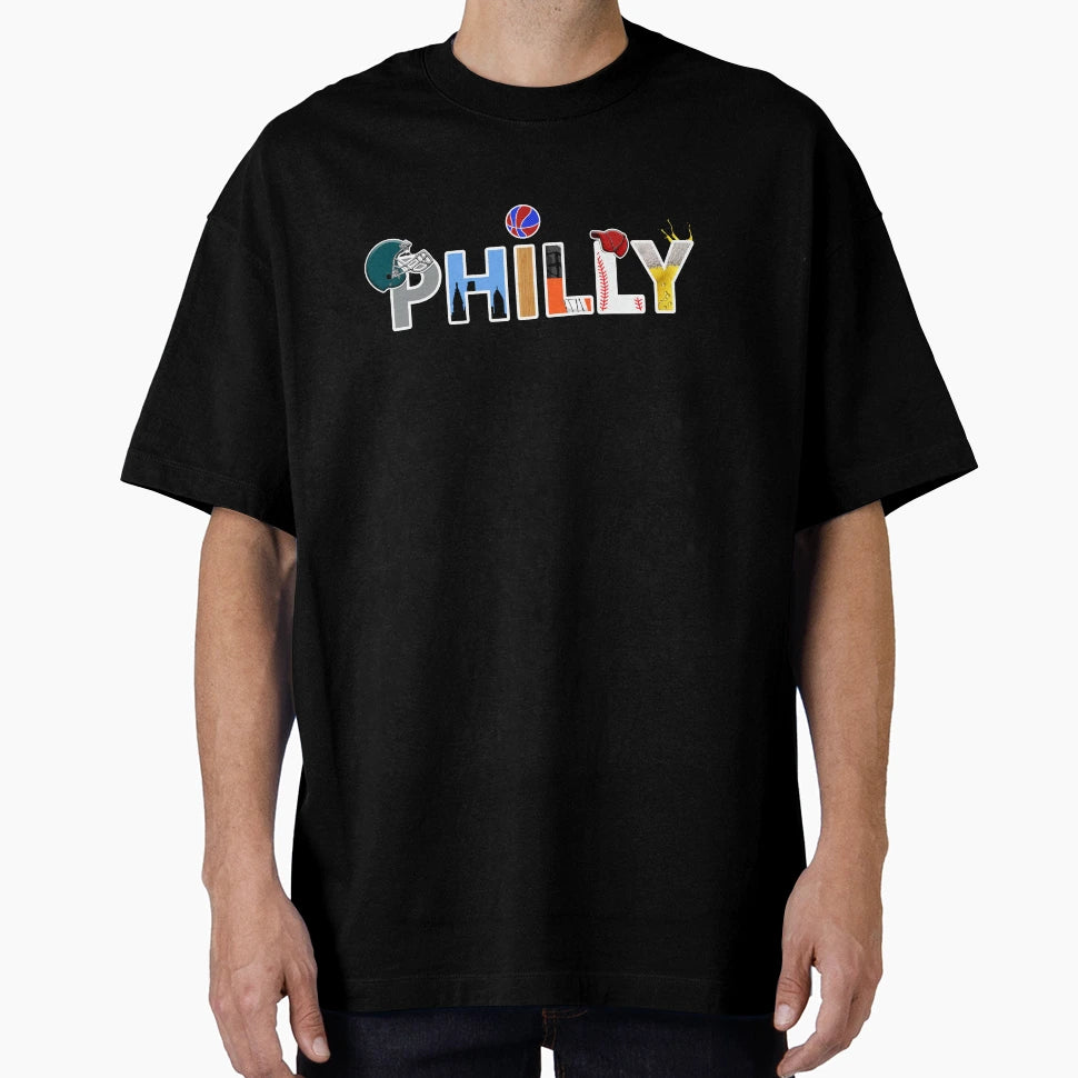 Our Town Philly T-Shirt - Novelty Apparel for Adults - T-Shirt, Sweatshirt, Hoodie