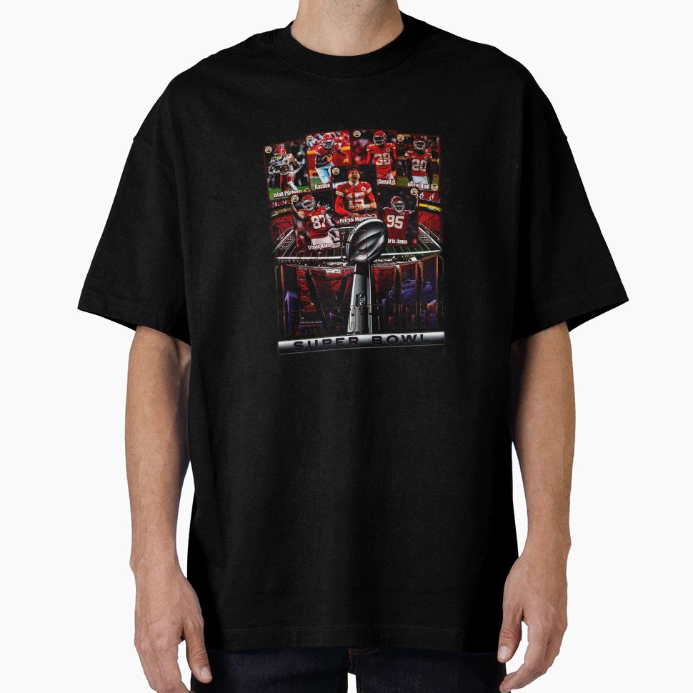 Kansas City Super Bowl Lviii T-Shirt - Graphic Print Men Women - T-Shirt, Sweatshirt, Hoodie