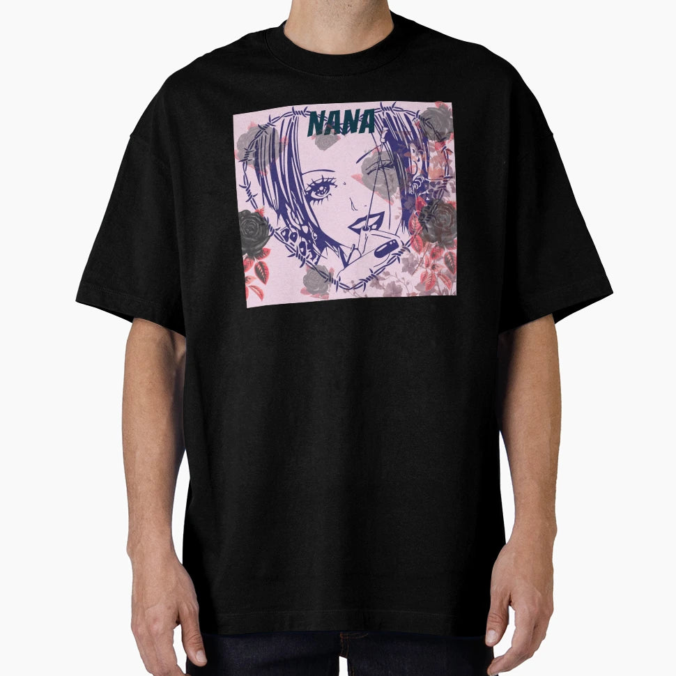 Nana Black Roses T-Shirt - Aesthetic Graphic Unisex - T-Shirt, Sweatshirt, Hoodie