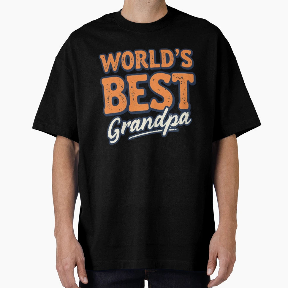 Worlds Best Grandpa T-Shirt - Trendy Graphic Men Women - T-Shirt, Sweatshirt, Hoodie