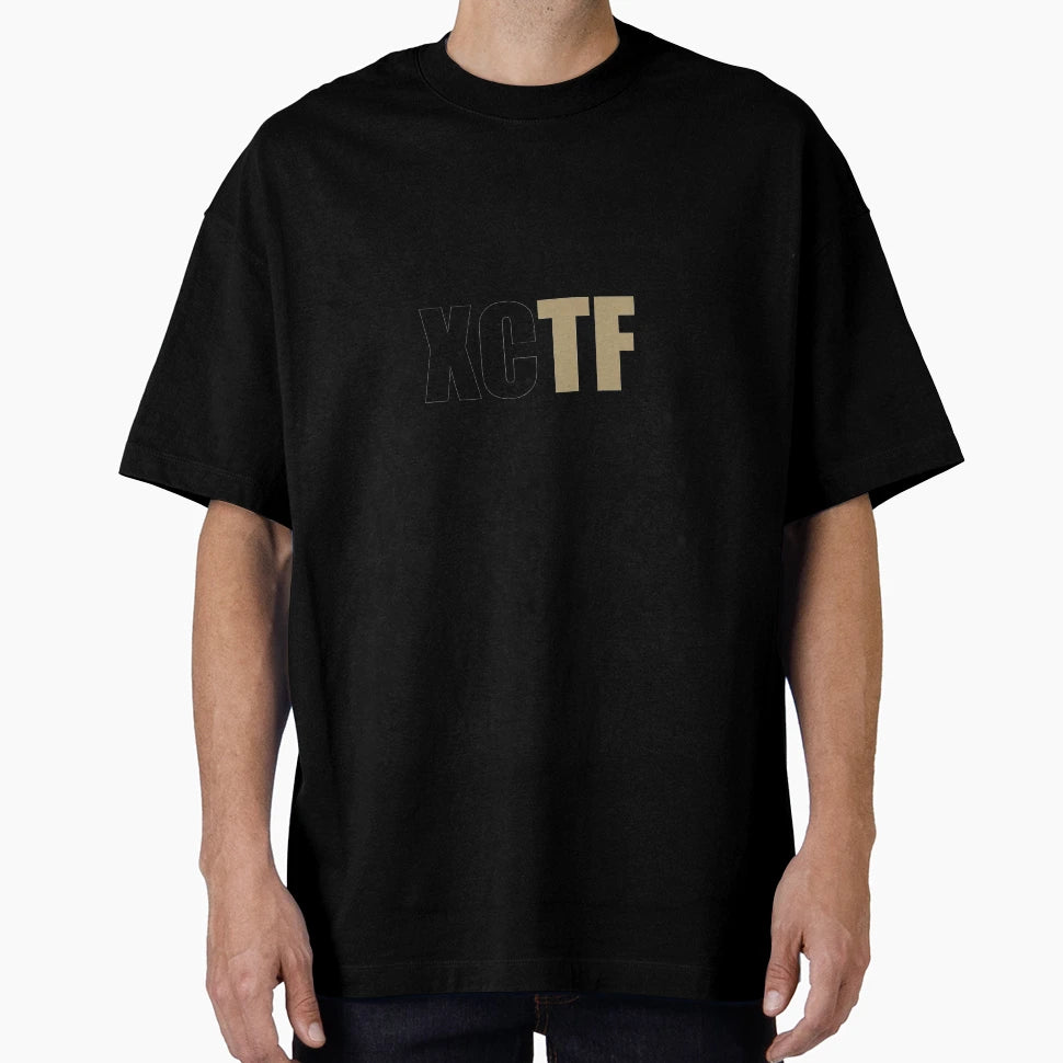 Xctf Black And Gold T-Shirt - Fun Novelty Design Unisex - T-Shirt, Sweatshirt, Hoodie