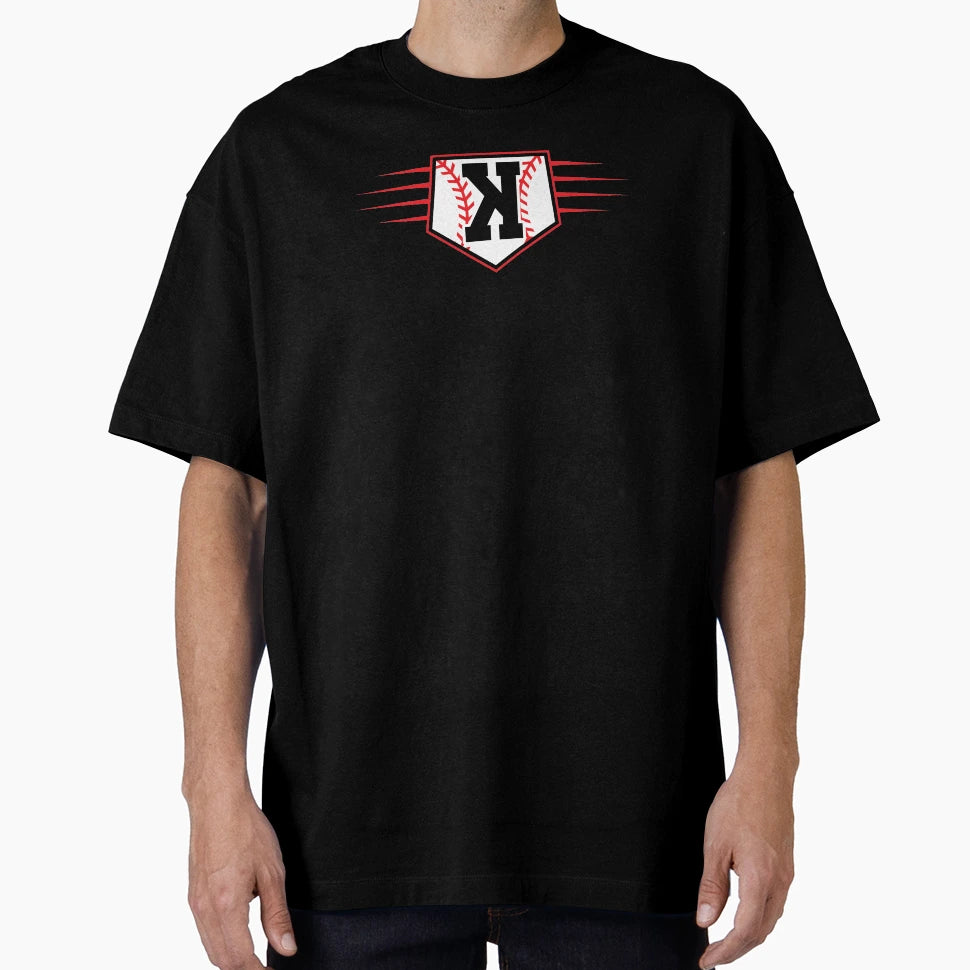 Backwards K Baseball Pitcher T-Shirt - Custom Art Print for Adults - T-Shirt, Sweatshirt, Hoodie