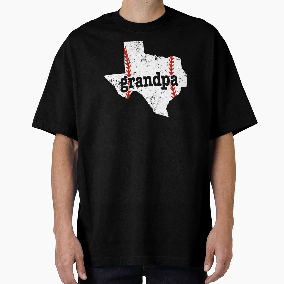 Great Grandpa Baseball Texas Softball T-Shirt - Graphic Print Men Women - T-Shirt, Sweatshirt, Hoodie
