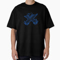 Moving letter Initial Monogram X by Rajeev Singh - Adult & Kids T-Shirts, Sweatshirts & Hoodies apparel design preview 1