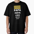 Pilot Papa Indie Lima Oscar Tango Pilot T-Shirt - Graphic Print Men Women - T-Shirt, Sweatshirt, Hoodie