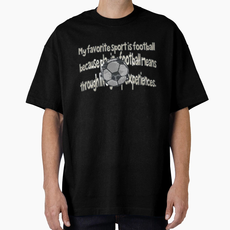 Football T-Shirt - Minimalist Print for Adults - T-Shirt, Sweatshirt, Hoodie