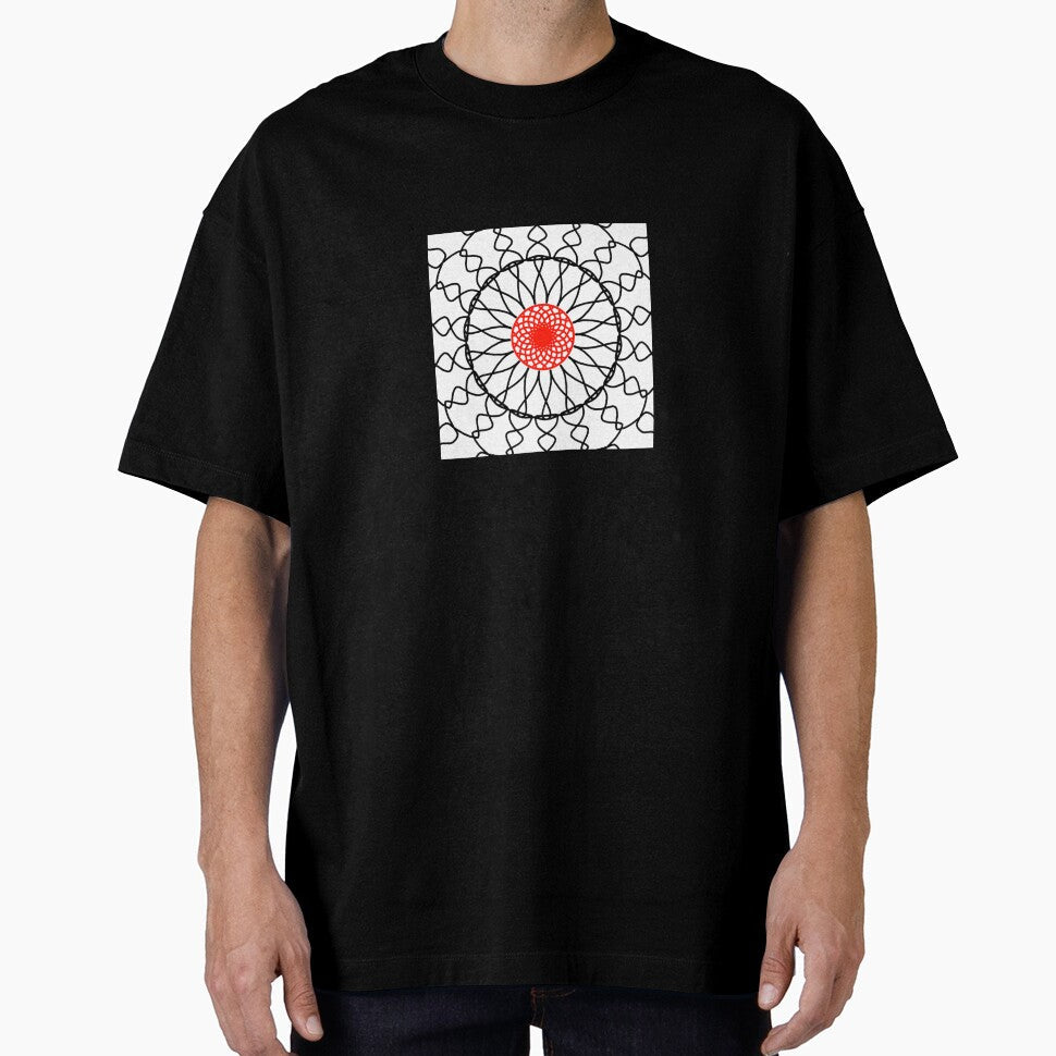 Red Center Mandela by Shadow-Styles - Adult & Kids T-Shirts, Sweatshirts & Hoodies apparel design preview 1
