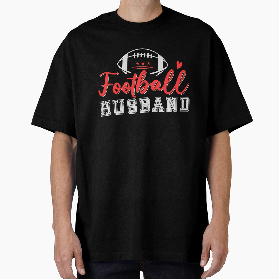 Football Husband T-Shirt - Custom Art Print Unisex - T-Shirt, Sweatshirt, Hoodie