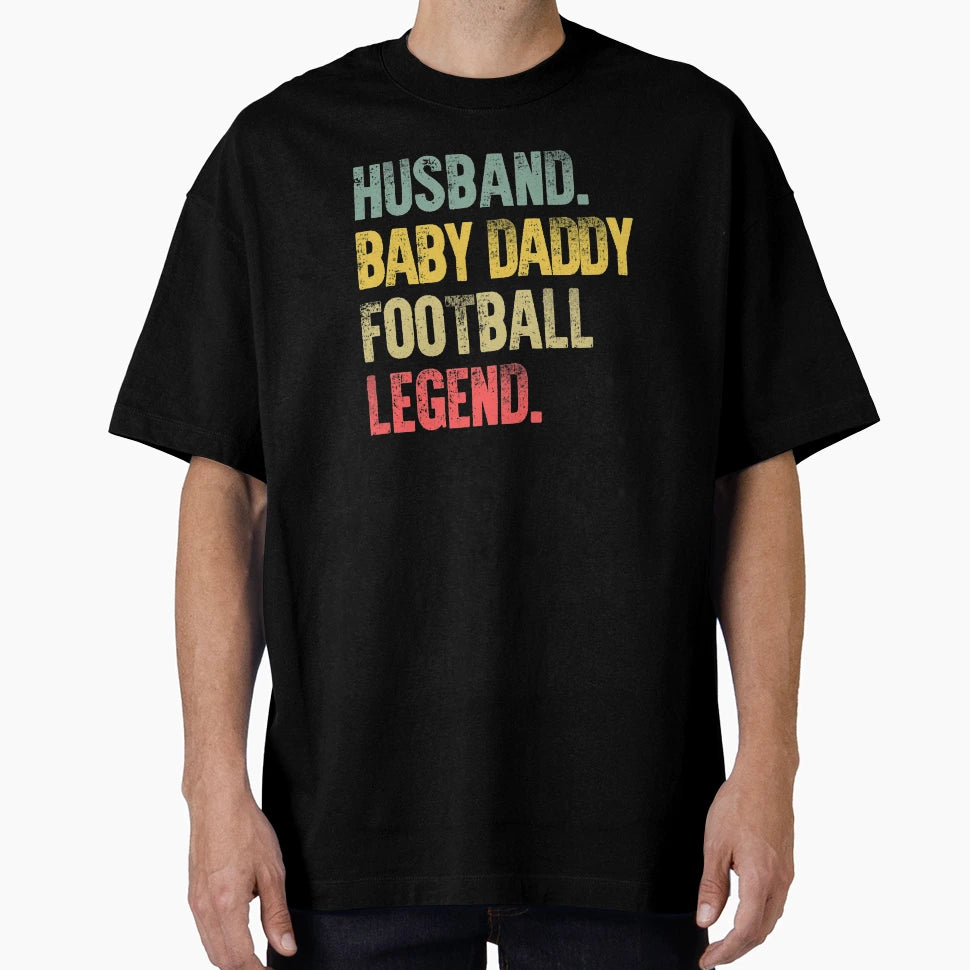 Funny Husband Daddy Football Legend T-Shirt - Graphic Print for Adults - T-Shirt, Sweatshirt, Hoodie