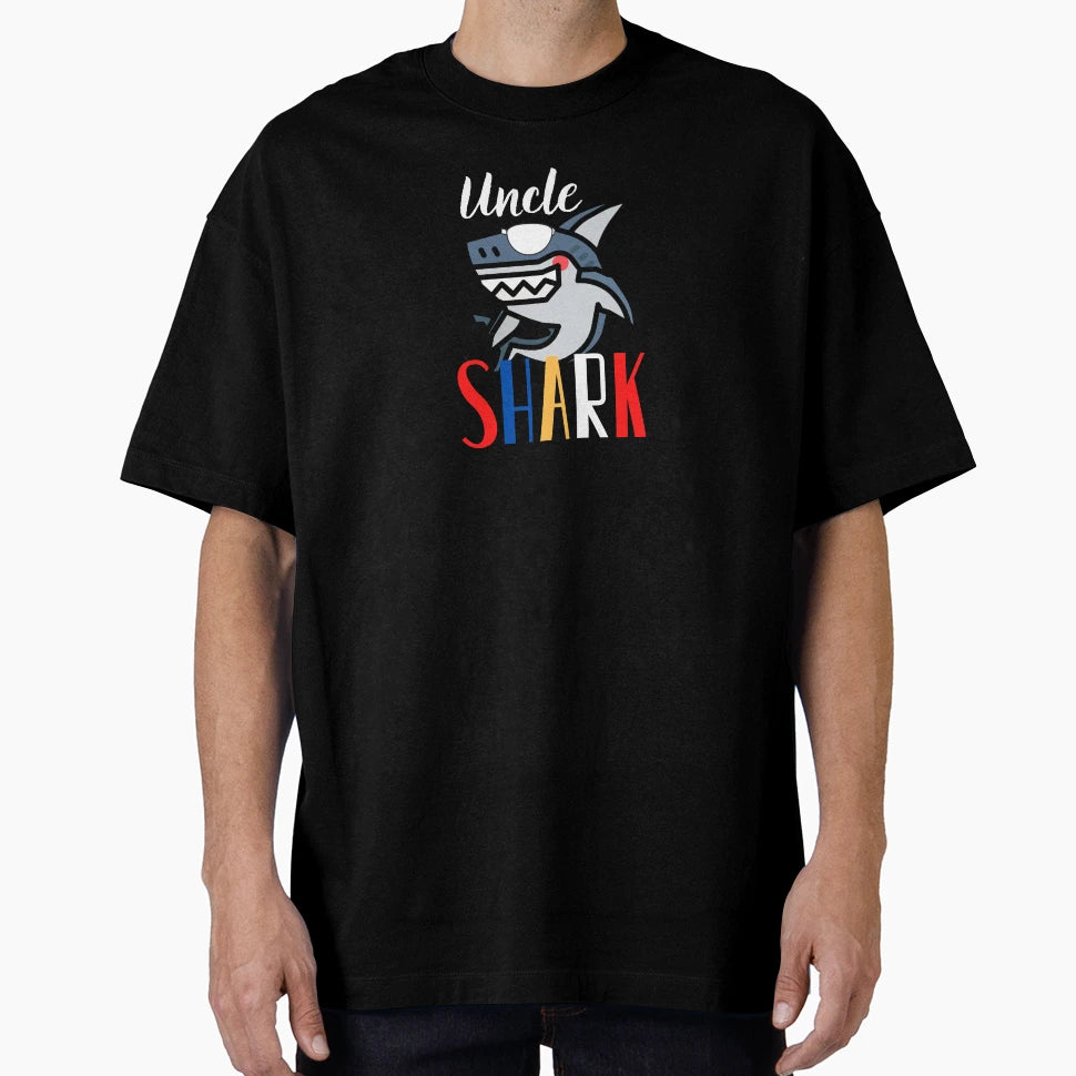 Uncle Shark T-Shirt - Casual Everyday Wear Men Women - T-Shirt, Sweatshirt, Hoodie