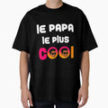 Copy Coolest Dad Mixed Race Drawing T-Shirt - Streetwear Style for Adults - T-Shirt, Sweatshirt, Hoodie