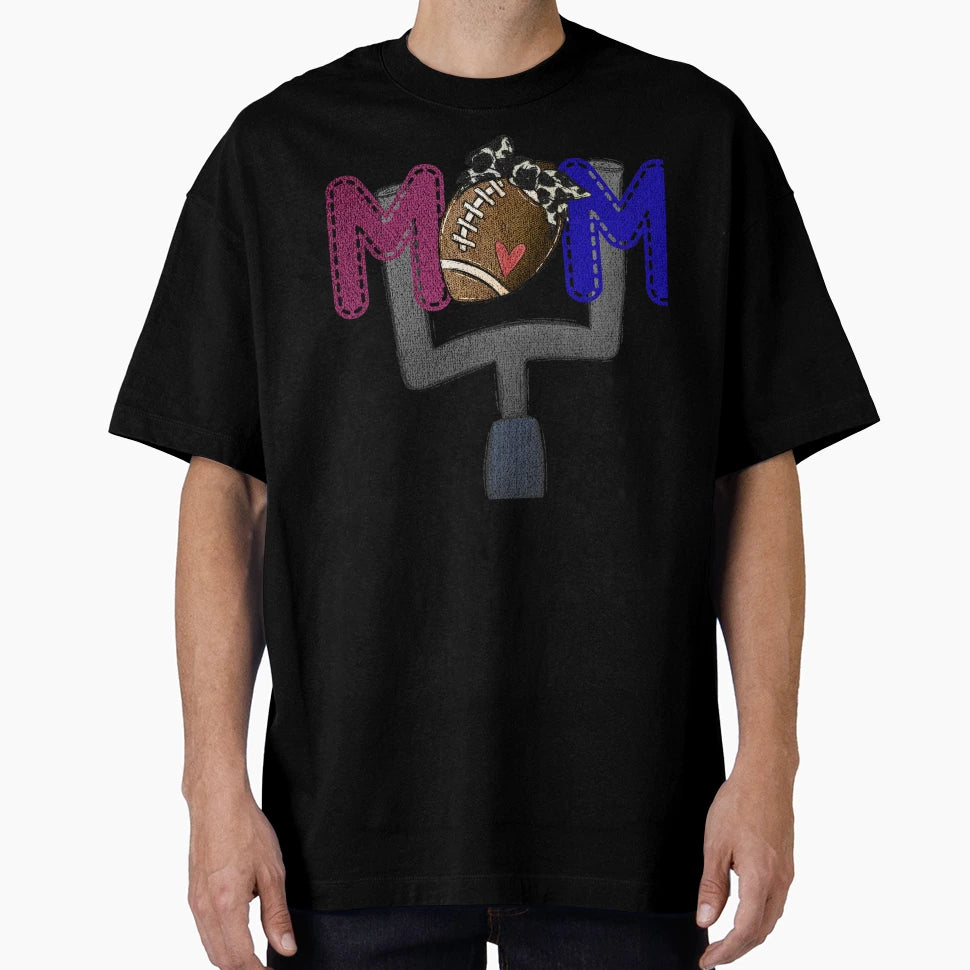 Proud Football Mom T-Shirt - Novelty Apparel for Adults - T-Shirt, Sweatshirt, Hoodie
