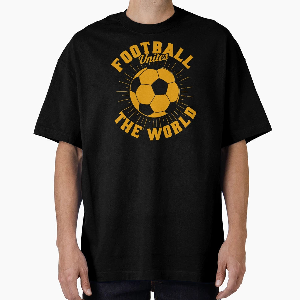 Football Unites World T-Shirt - Custom Art Print for Adults - T-Shirt, Sweatshirt, Hoodie
