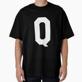 Q Letter Monogram Initial Spelling T-Shirt - Casual Everyday Wear Unisex - T-Shirt, Sweatshirt, Hoodie