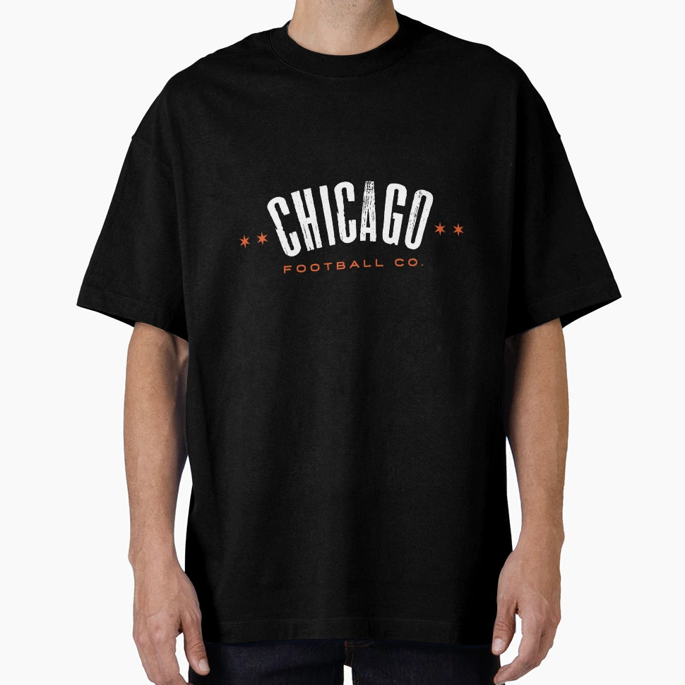 Chicago Football Co T-Shirt - Unique Graphic Unisex - T-Shirt, Sweatshirt, Hoodie