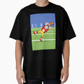 American Football Player Catching T-Shirt - Aesthetic Graphic for Adults - T-Shirt, Sweatshirt, Hoodie