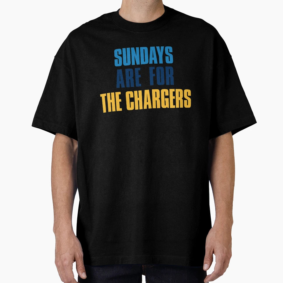 Sundays Are Chargers Los Angeles Football T-Shirt - Graphic Print Men Women - T-Shirt, Sweatshirt, Hoodie