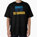 Sundays Are Chargers Los Angeles Football T-Shirt - Graphic Print Men Women - T-Shirt, Sweatshirt, Hoodie