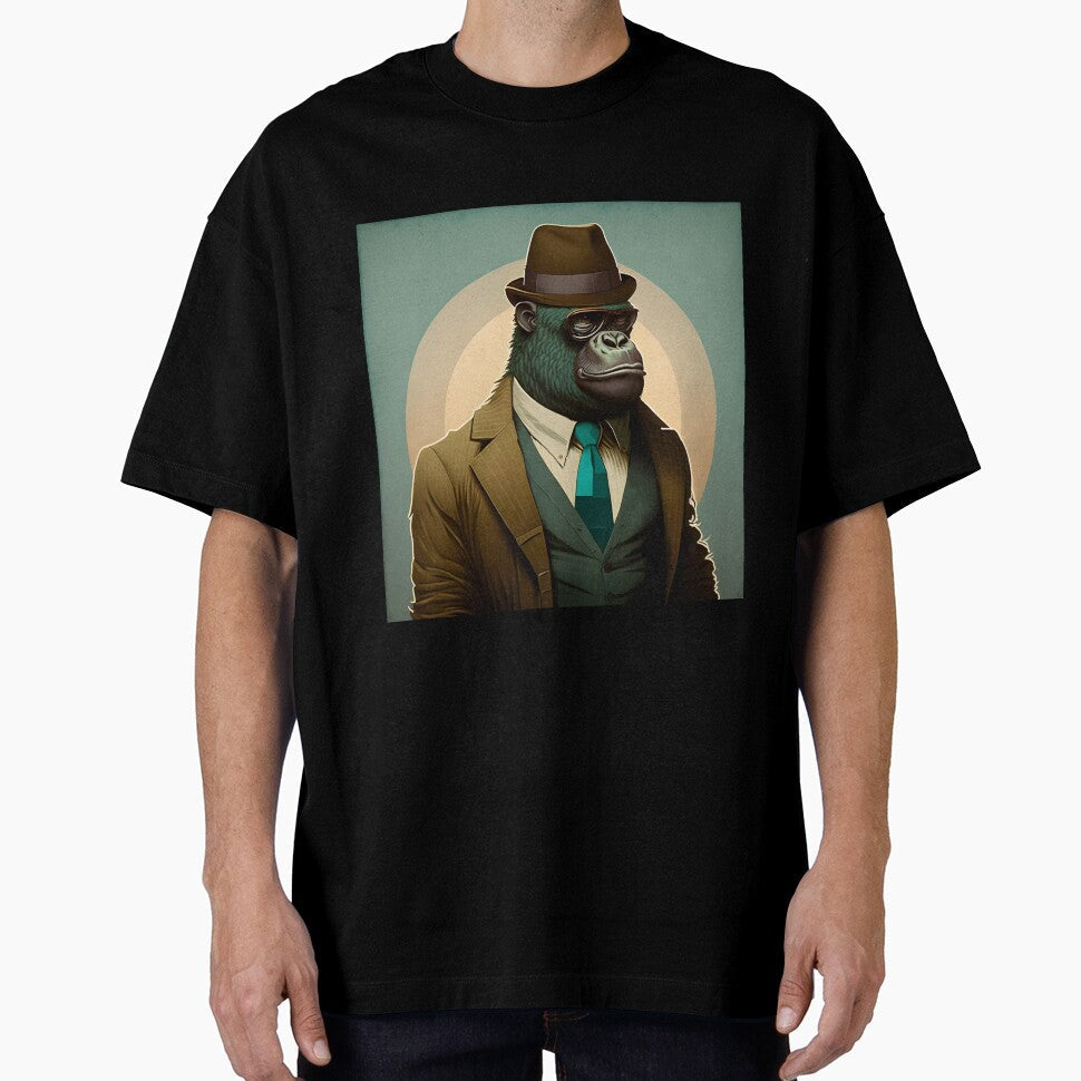 Stylish Gorilla by AgitProPrints - Adult & Kids T-Shirts, Sweatshirts & Hoodies apparel design preview 1
