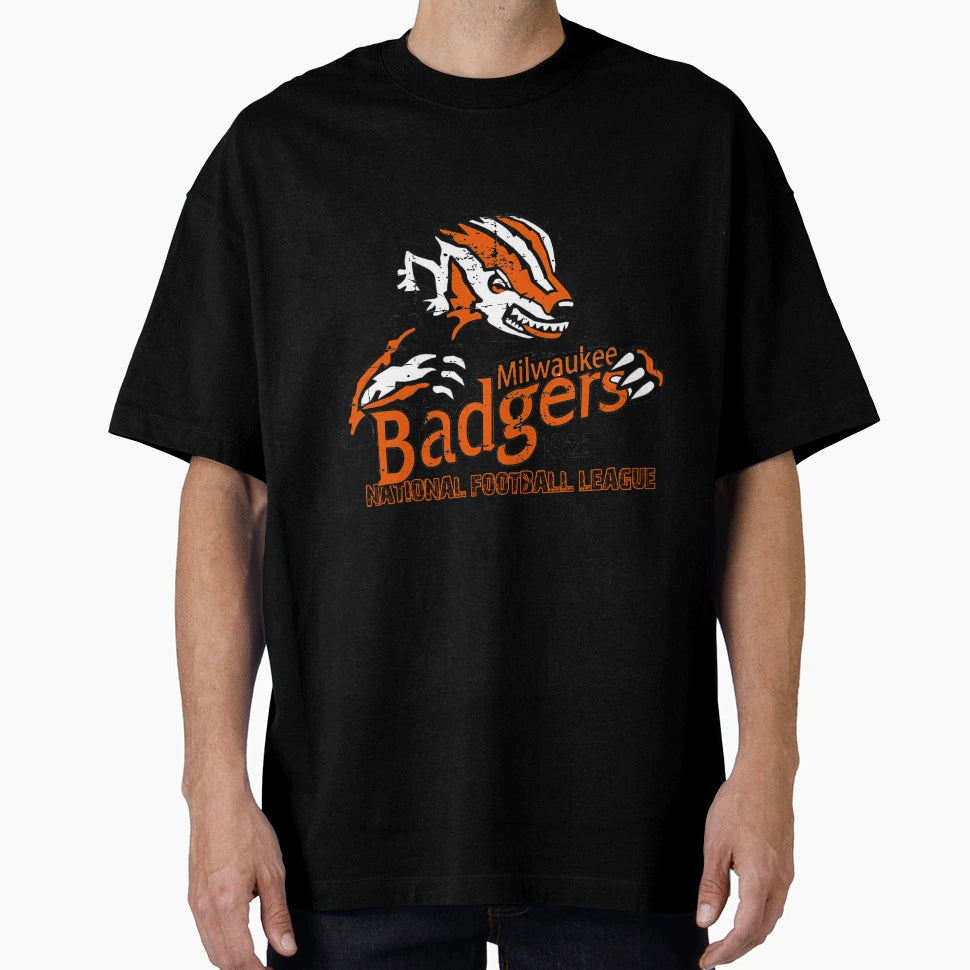 Milwaukee Badgers T-Shirt - Custom Art Print Unisex - T-Shirt, Sweatshirt, Hoodie