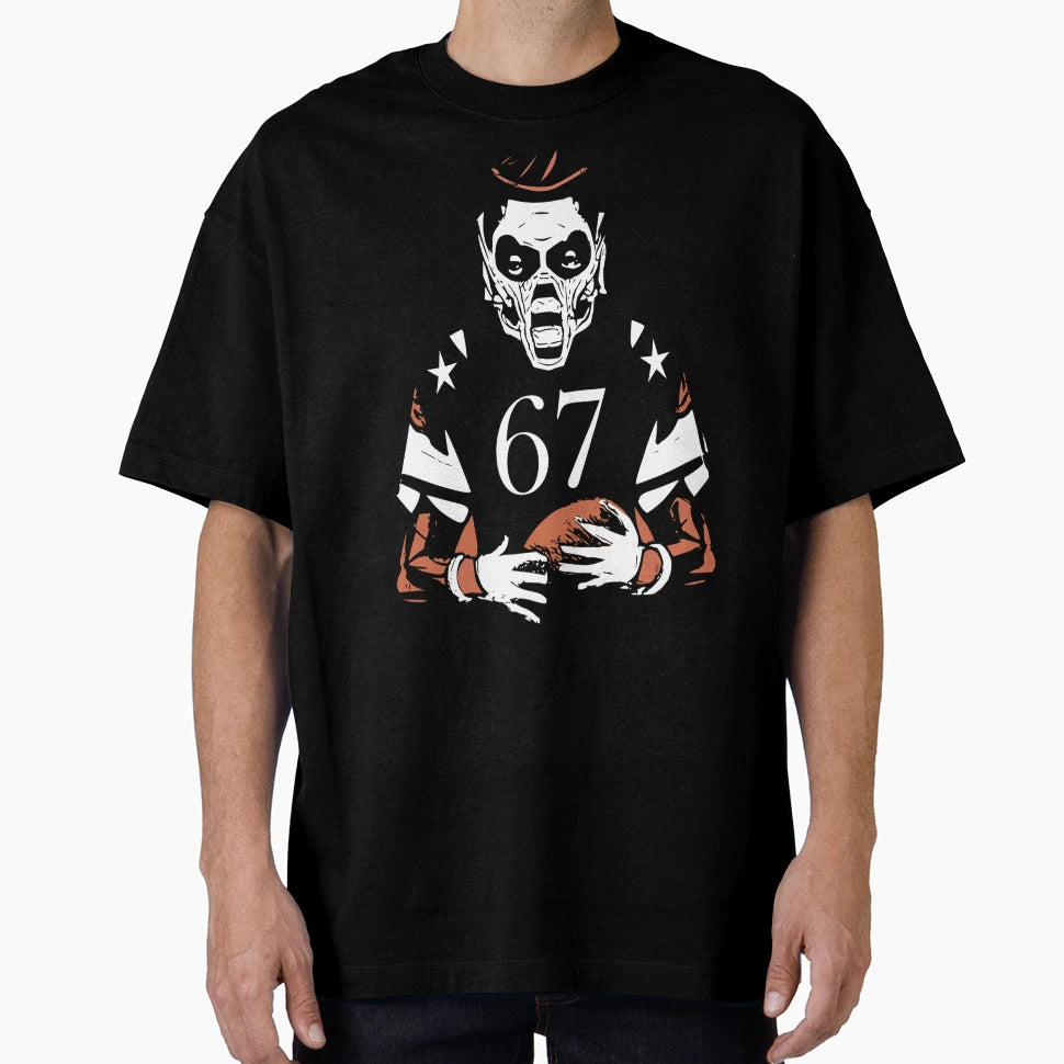 Fearless Gridiron Beast Monster T-Shirt - Trendy Graphic for Adults - T-Shirt, Sweatshirt, Hoodie